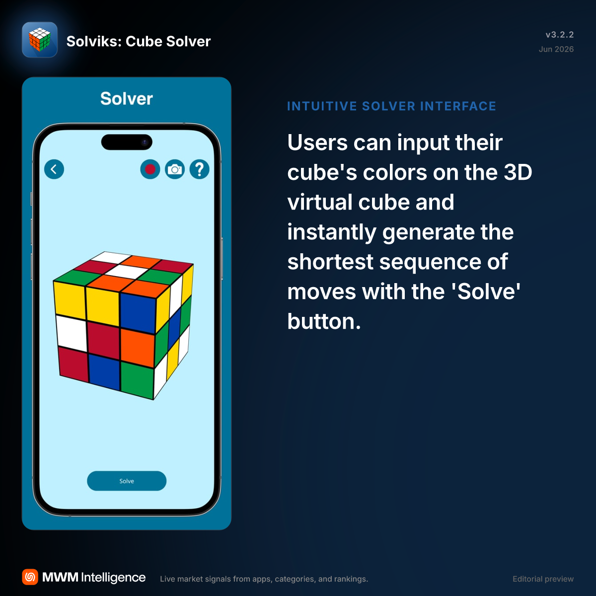 Solviks: Cube Solver - Games App | MWM