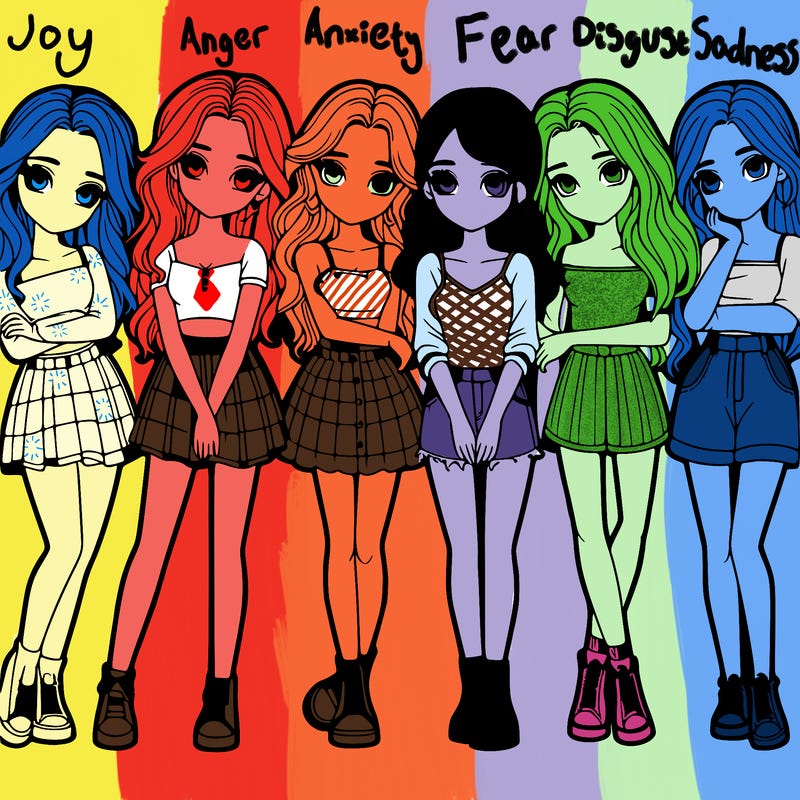 a group of girls realistic