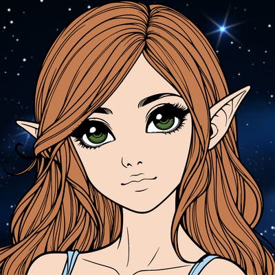 realistic elf girl
