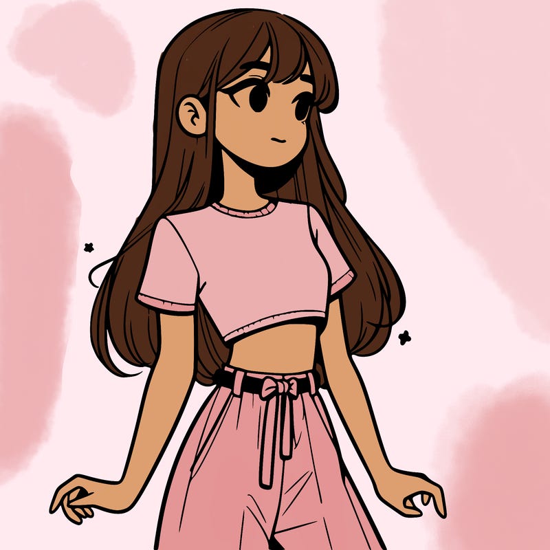 girl in a cute crop top