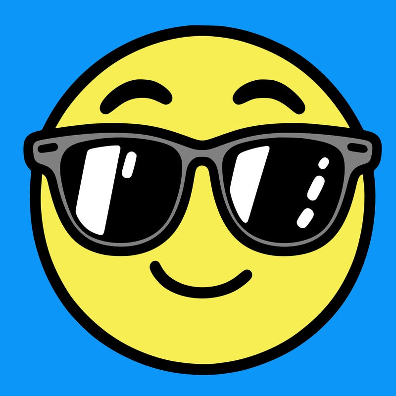 emoji with sunglasses