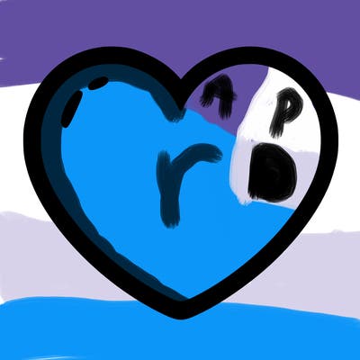 a blank heart