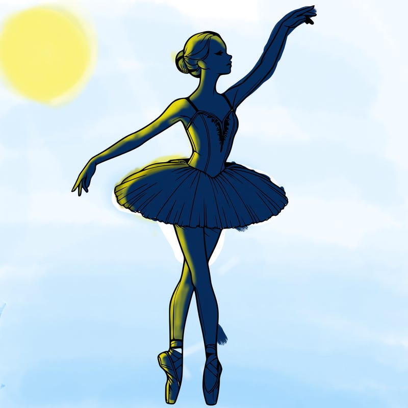 realistic ballerina