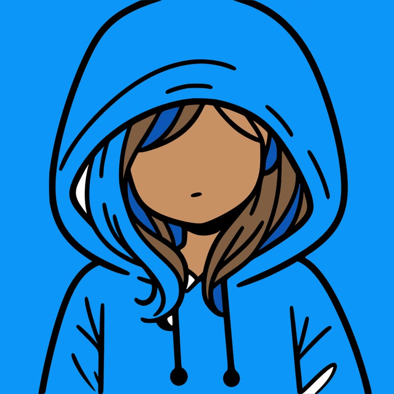 girl with hoodie