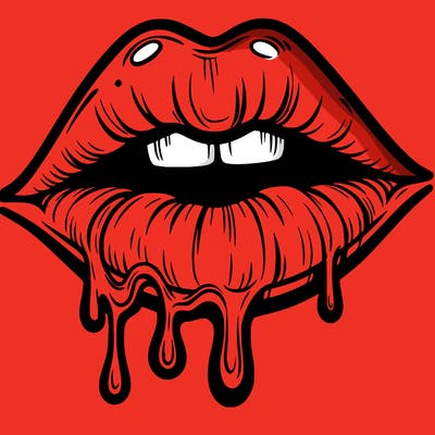 lips that look realistic and drip