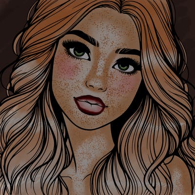 beautiful realistic girl