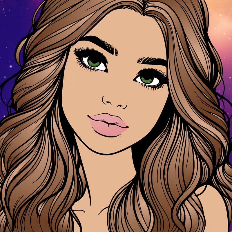 beautiful realistic girl