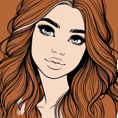 beautiful realistic girl