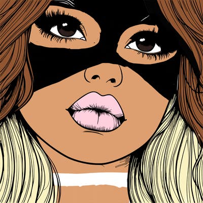 really realistic girl with lips