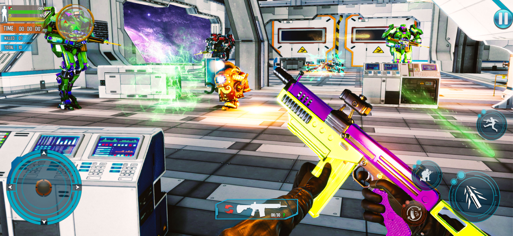 Metal Robots war shooting game - Games App | MWM