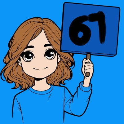 realistic girl holding up a sign