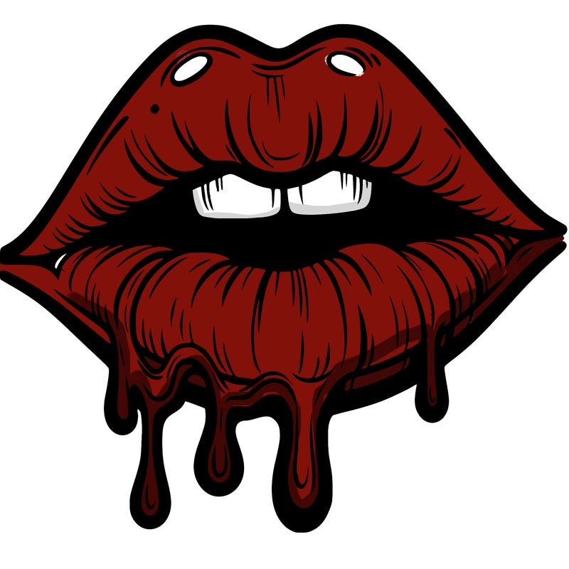 lips that look realistic and drip