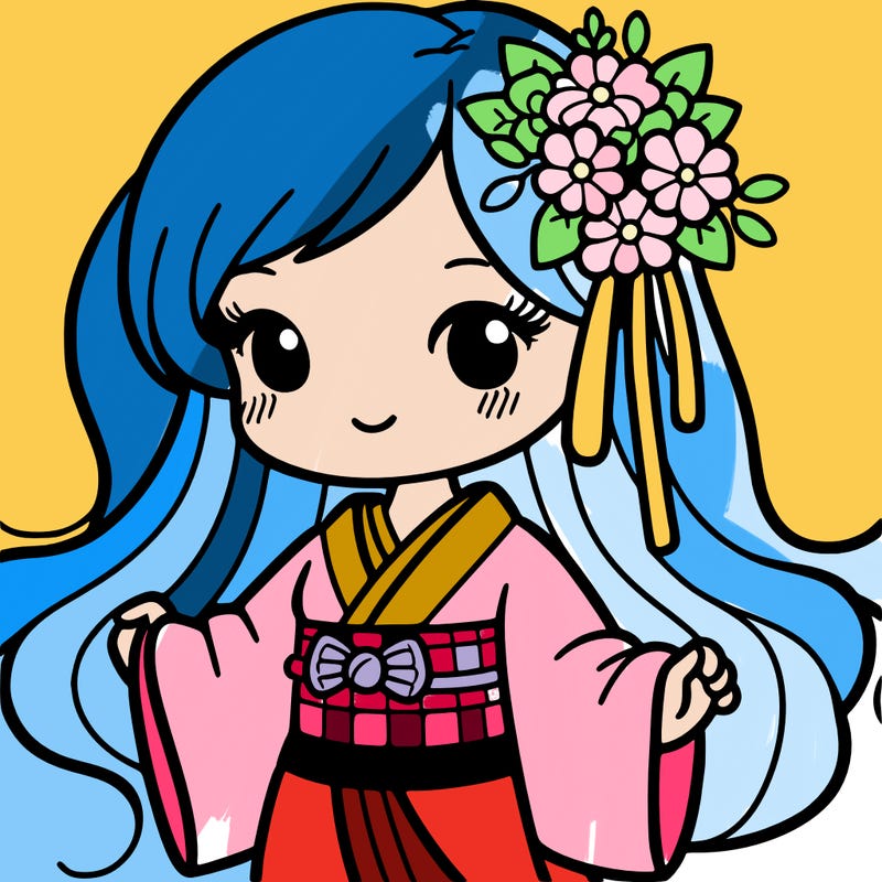 girl in kimono