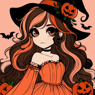 realistic girl halloween