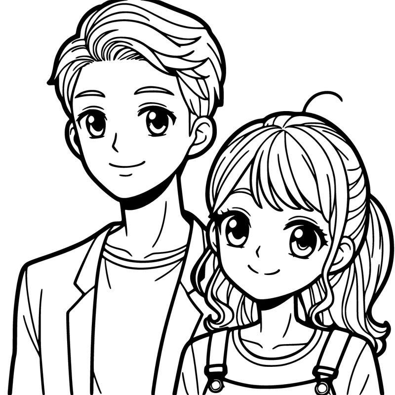man and woman