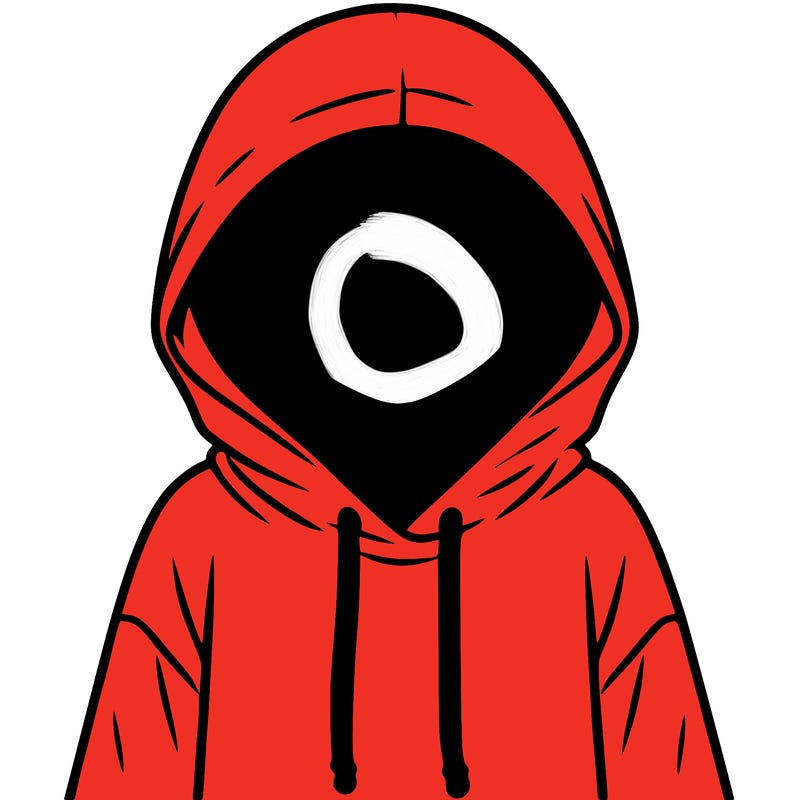faceless girl in hoodie