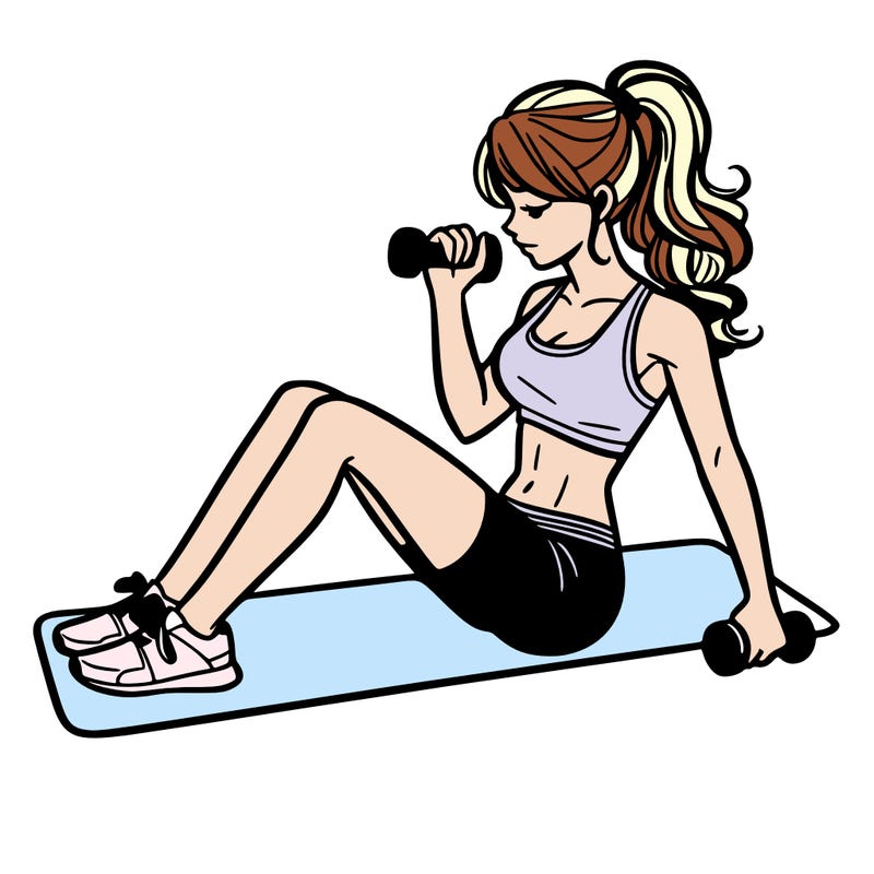 woman working out