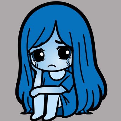 depressed girl