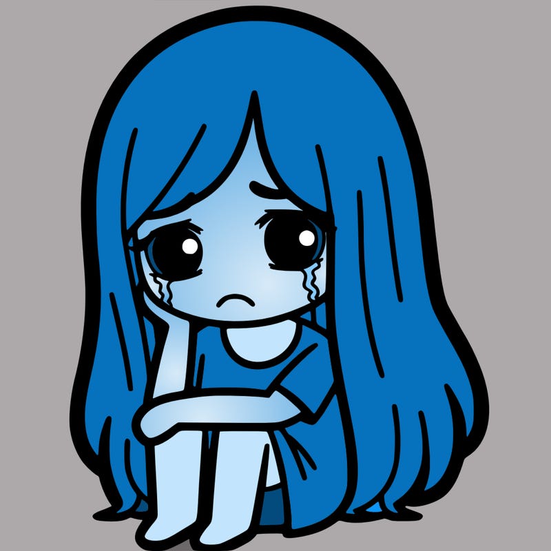 depressed girl