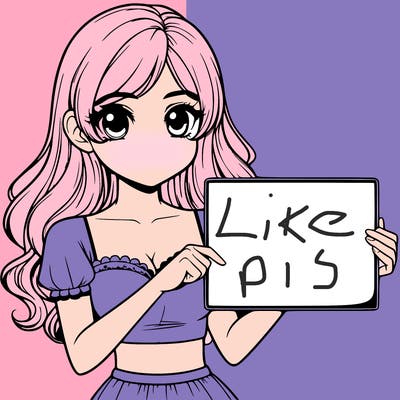 realistic pretty girl holding blank sign