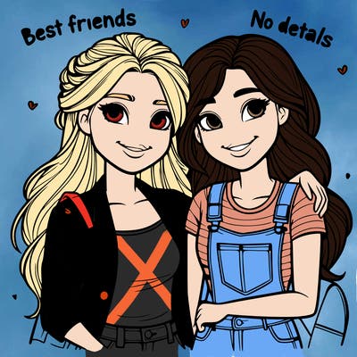 best friends realistic teen