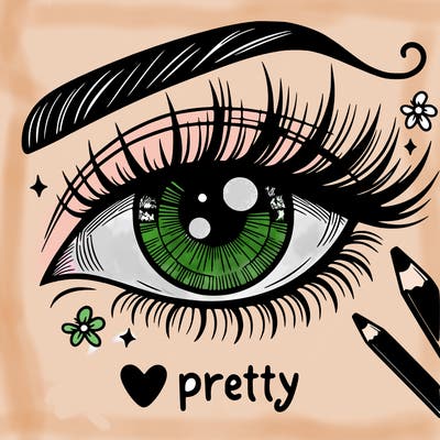 pretty eye