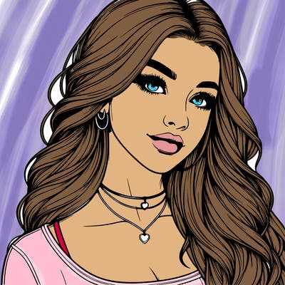 detailed realistic girl