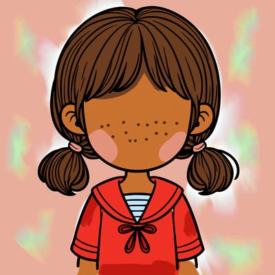 girl with no face