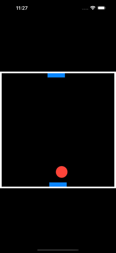 1-2-3-4 Player Ping Pong - Retro-style two-player ping pong game on a mobile screen