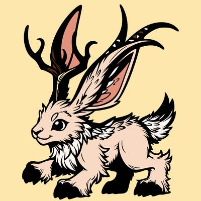 jackalope, fantasy creature