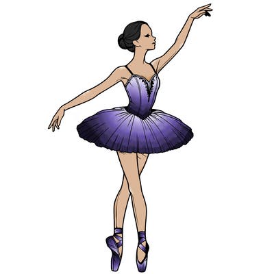 realistic ballerina