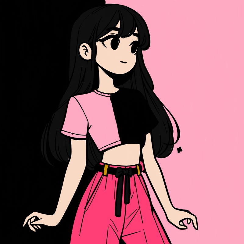 girl in a cute crop top