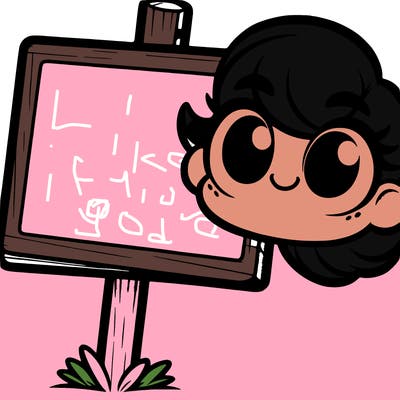 blank sign