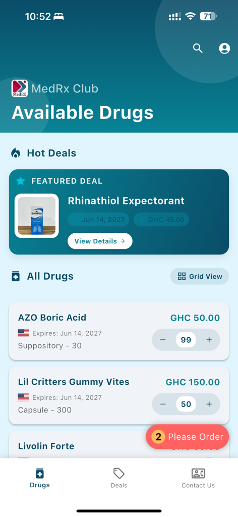MedRx Club - Business App | MWM
