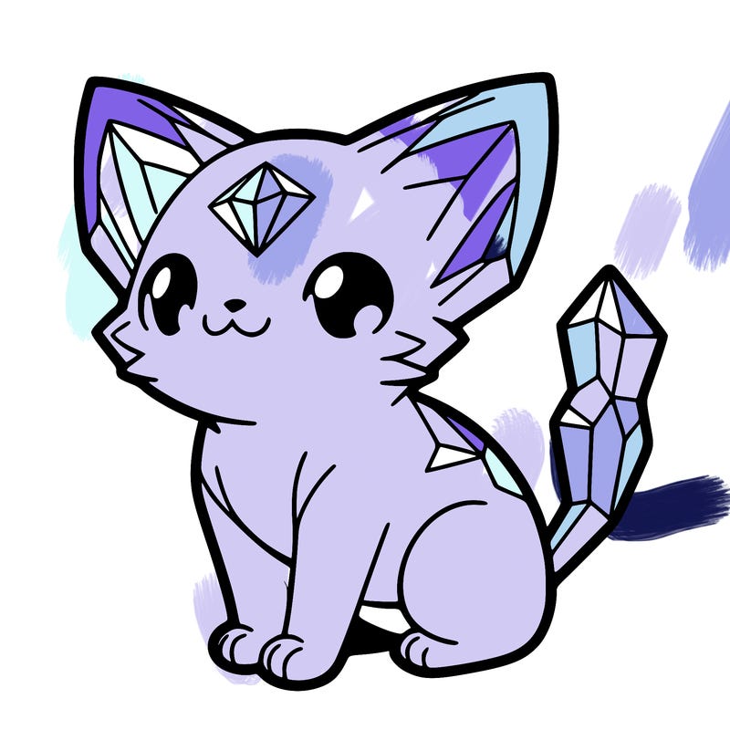 crystal kitten