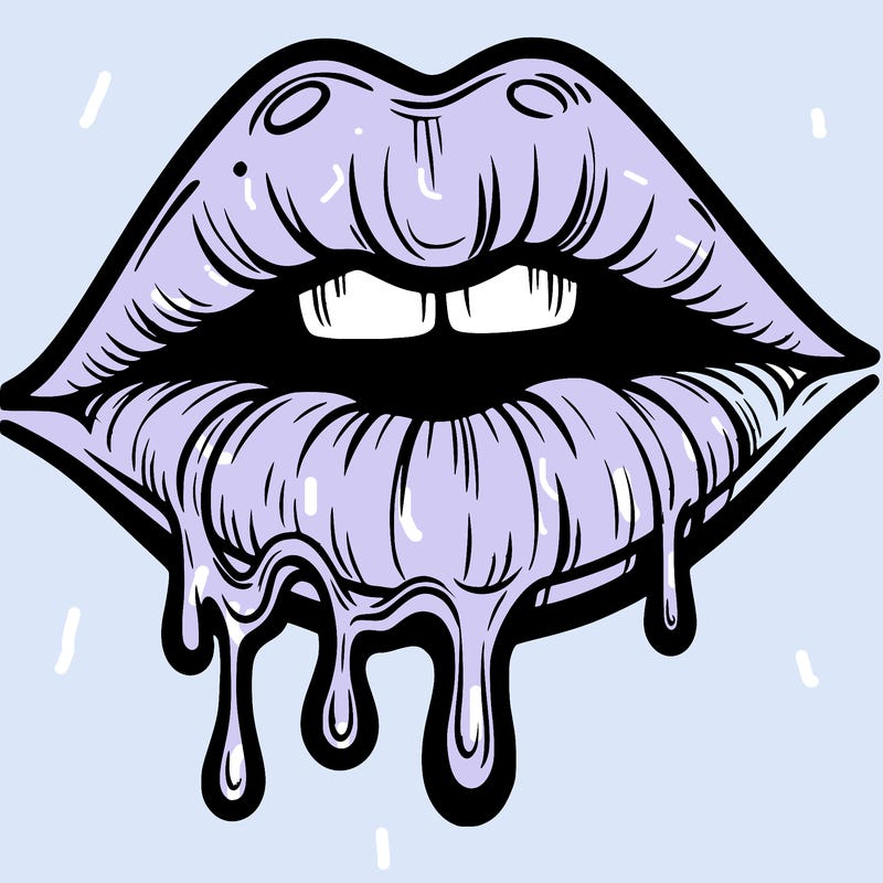 lips that look realistic and drip