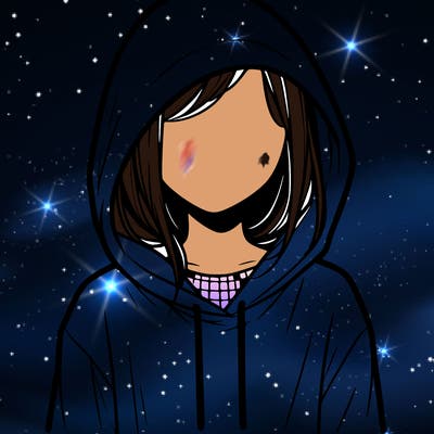 faceless girl in hoodie