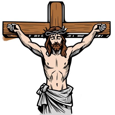 jesus on the cross dieing for our sins