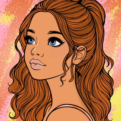 beautiful realistic girl