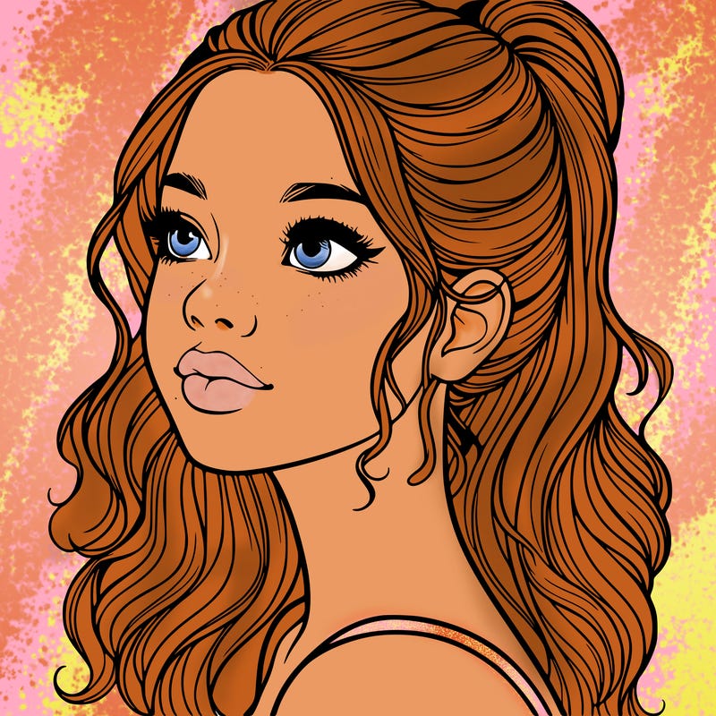 beautiful realistic girl