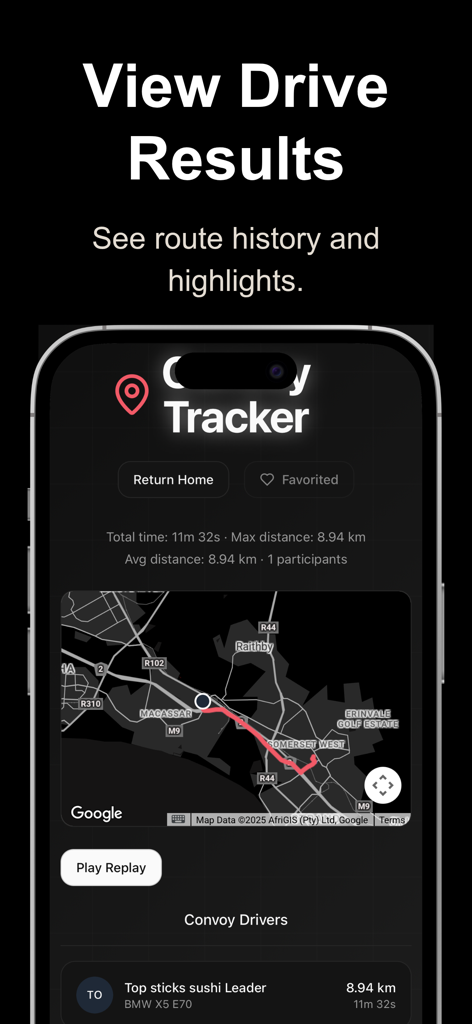 Convoy Tracker - Navigation App | MWM