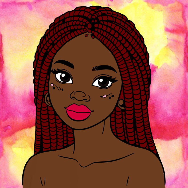 african woman with fulani braids