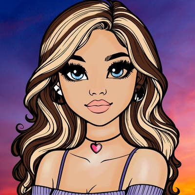 realistic pretty girl