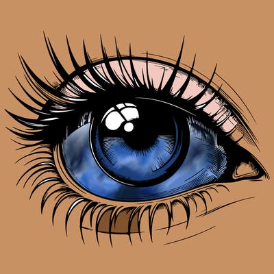 realistic eye