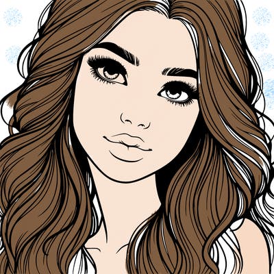 beautiful realistic girl