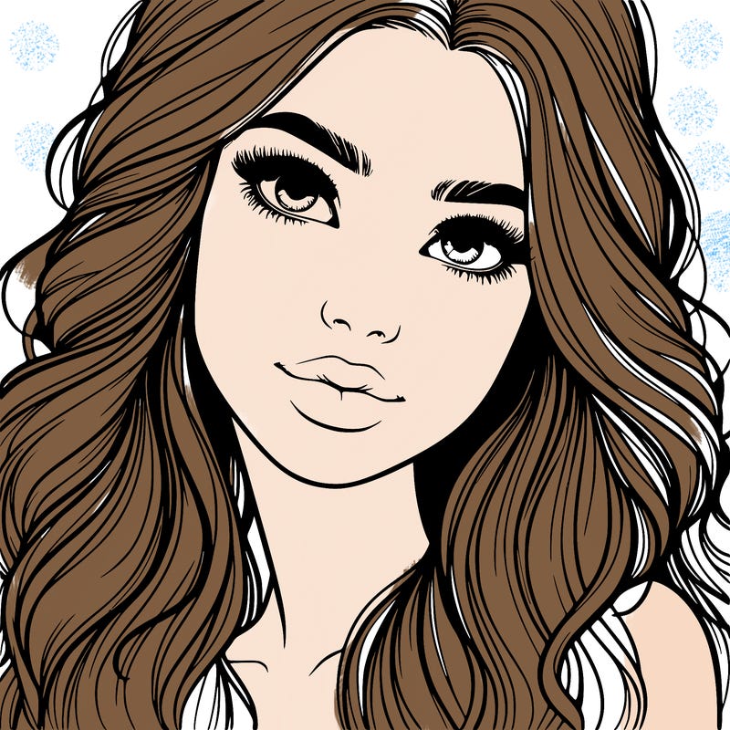 beautiful realistic girl