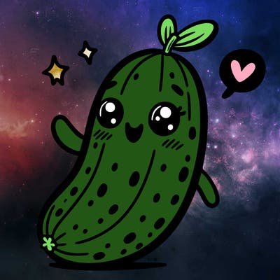 cute, cucumber