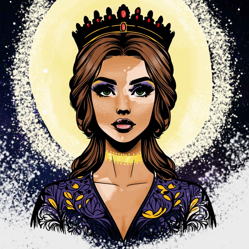 realistic beautiful queen