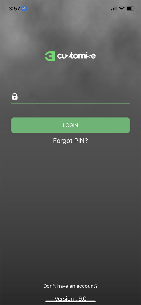 Sefmed Pharma - Sefmed Pharma mobile app secure login screen featuring PIN entry and branding