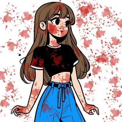 girl in a cute crop top